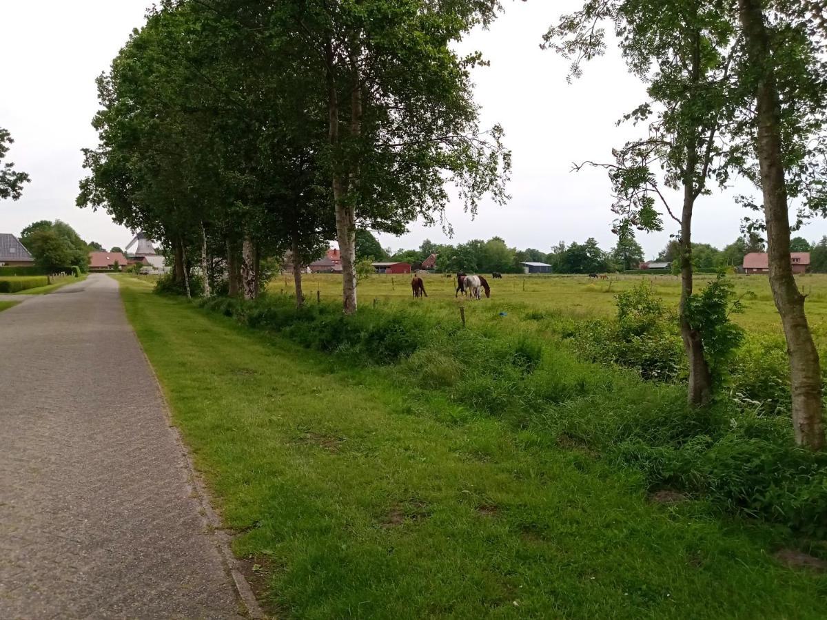 Fewo Unner'D Kastanje Moormerland Esterno foto